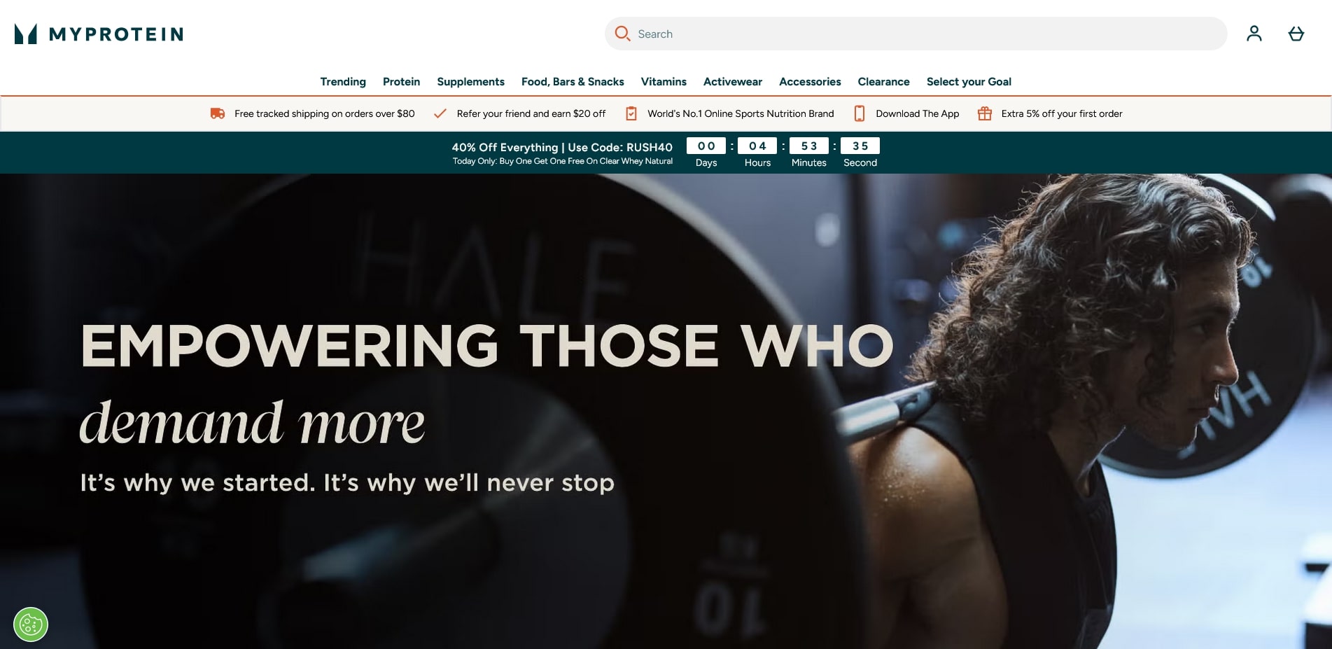 Myprotein promo code